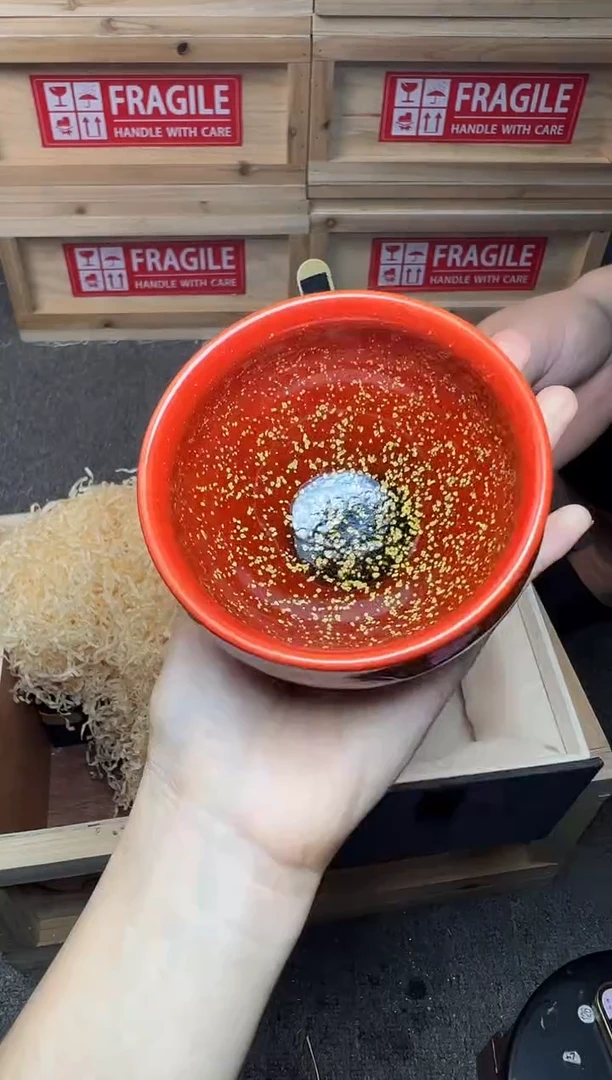 茶盏锦上花 将军 建窑建盏主人杯