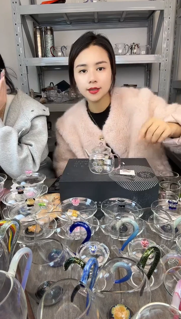 禾器 皮球花壶浅粉色