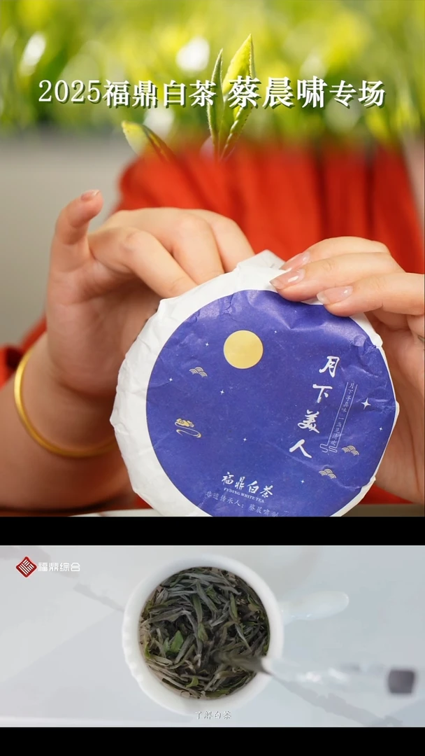 茶壶紫砂蔡晨啸 月下美人2025一级牡丹饼100克