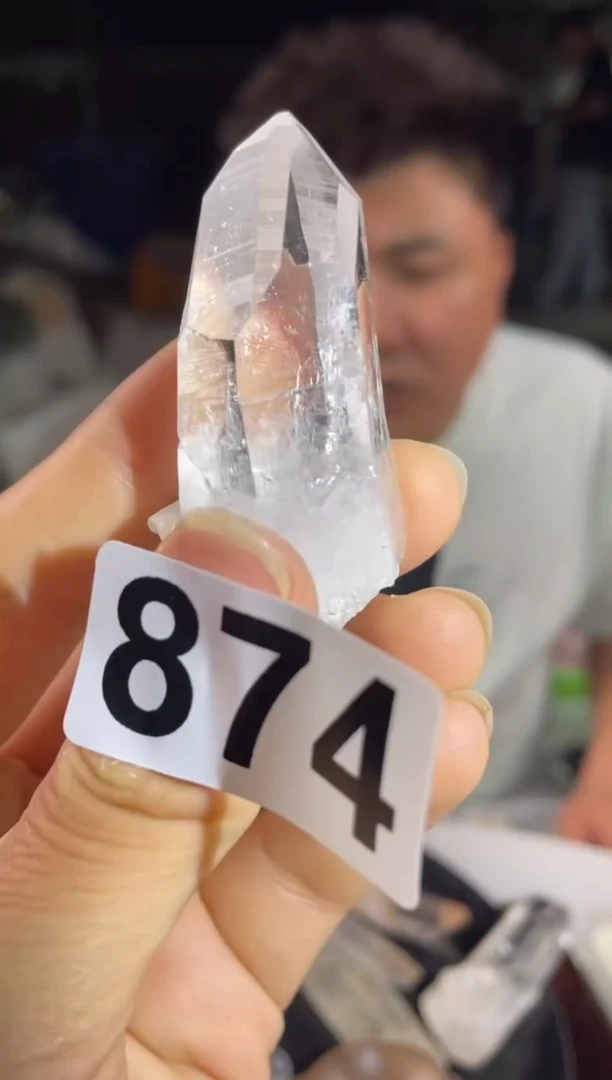 未镶嵌水晶大型摆件（非配饰）白水晶柱子874  30克