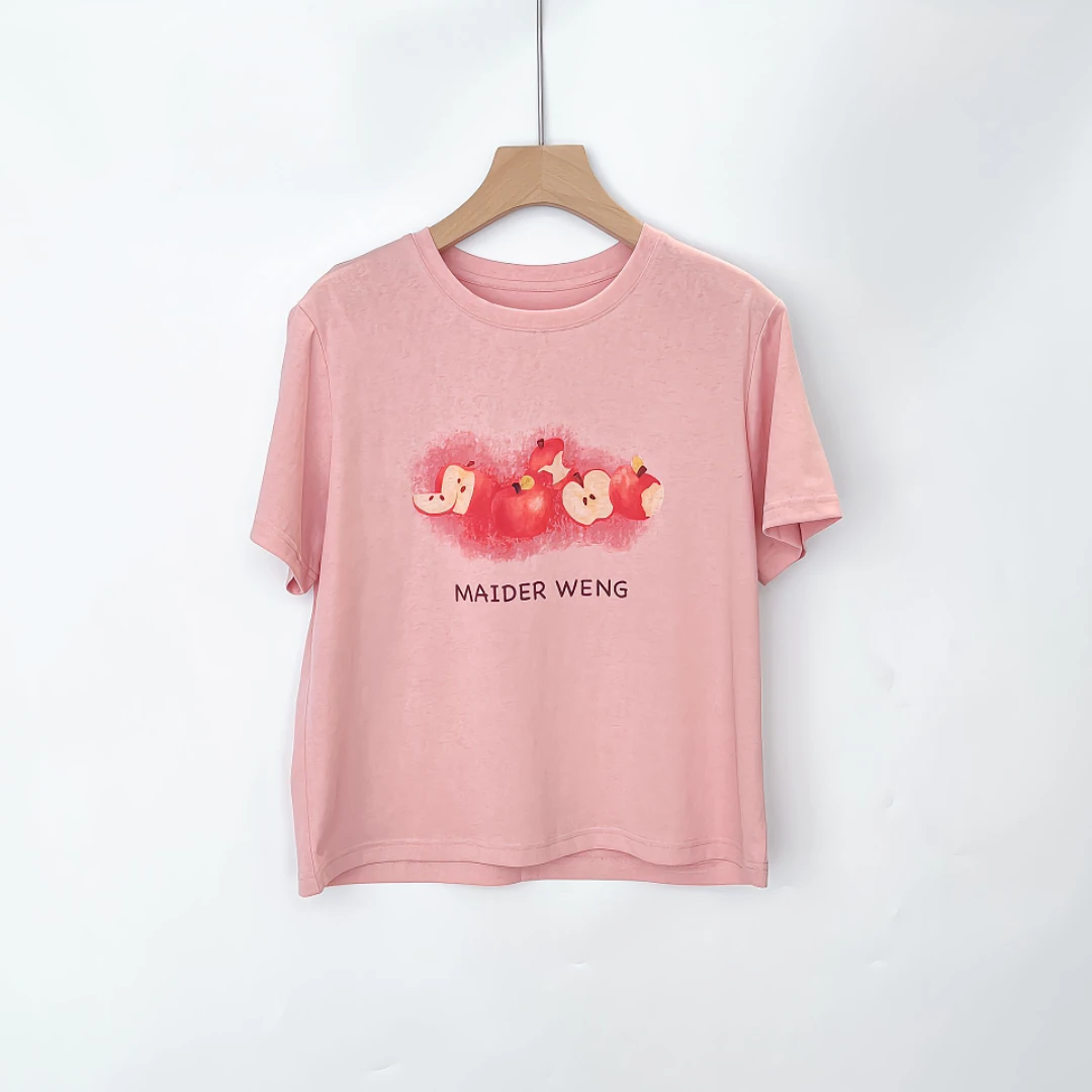 WMeng.*小苹果*小众款极简显瘦正肩精致tJS-T-25061502