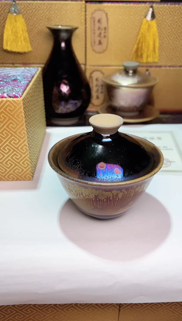 【闪购商品】茶盏春申阁福利二才盖碗，