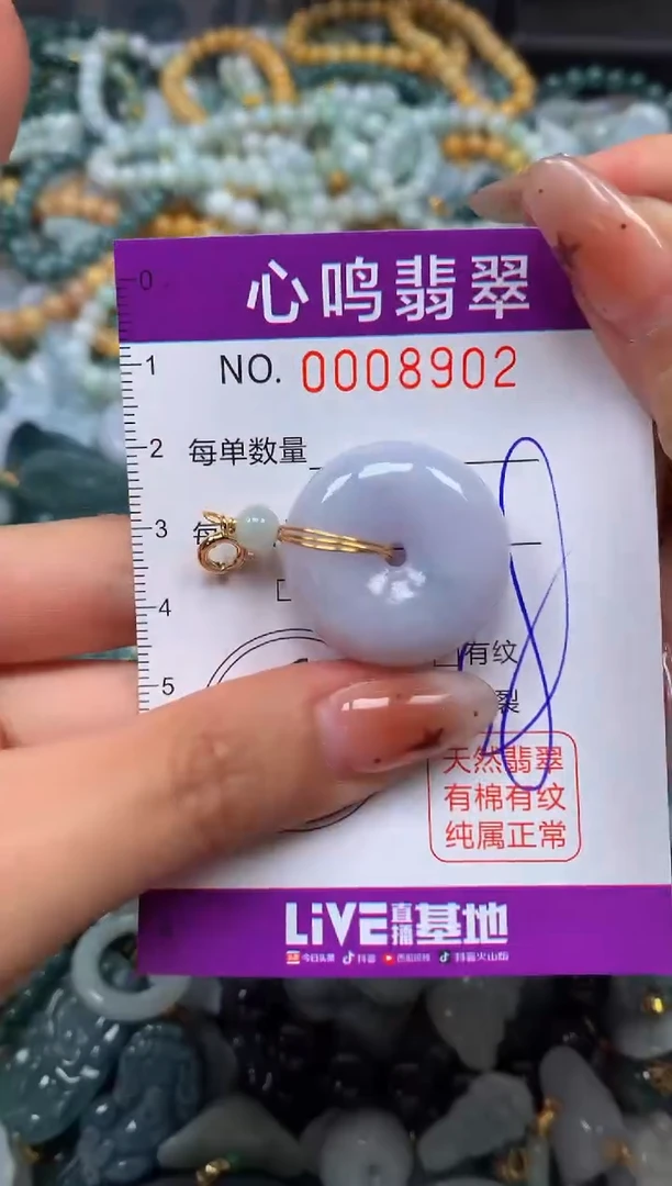 翡翠未镶嵌颈饰闪购008902