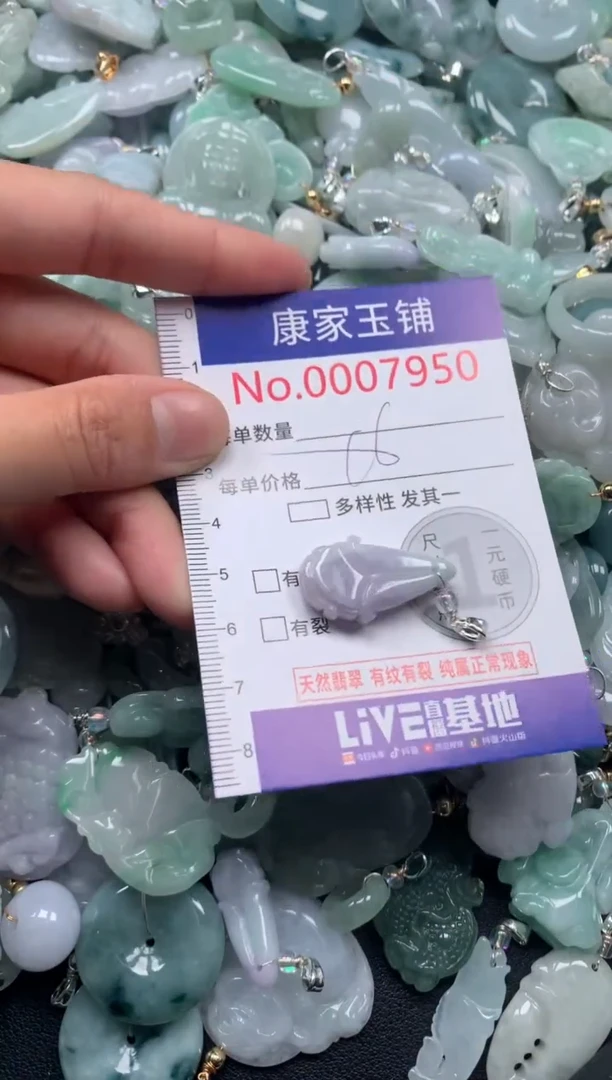 颈饰未镶嵌翡翠7950