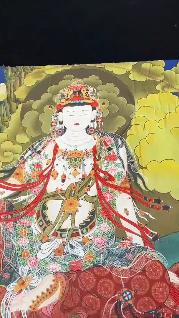 卷轴画藏式珍藏彩绘艺术馆108