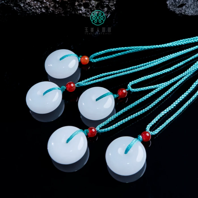 石惑珠宝~金丝玉吊坠约22.5mm-多样性发一