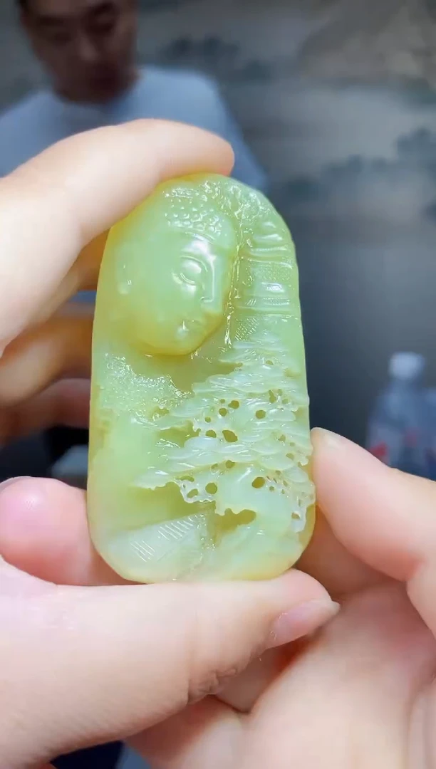 和田玉未镶嵌颈饰1