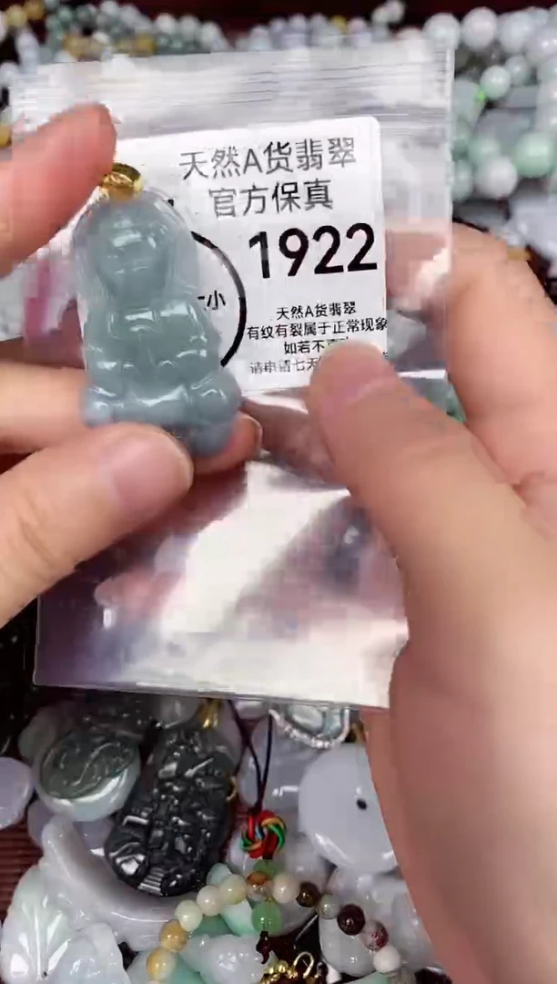 【闪购商品】翡翠颈饰未镶嵌天然A货翡翠1922