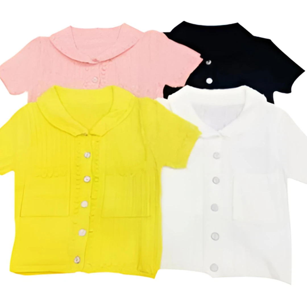 2025~~潮牌女装设计师品牌时尚百搭毛针织潮牌翻领#6280