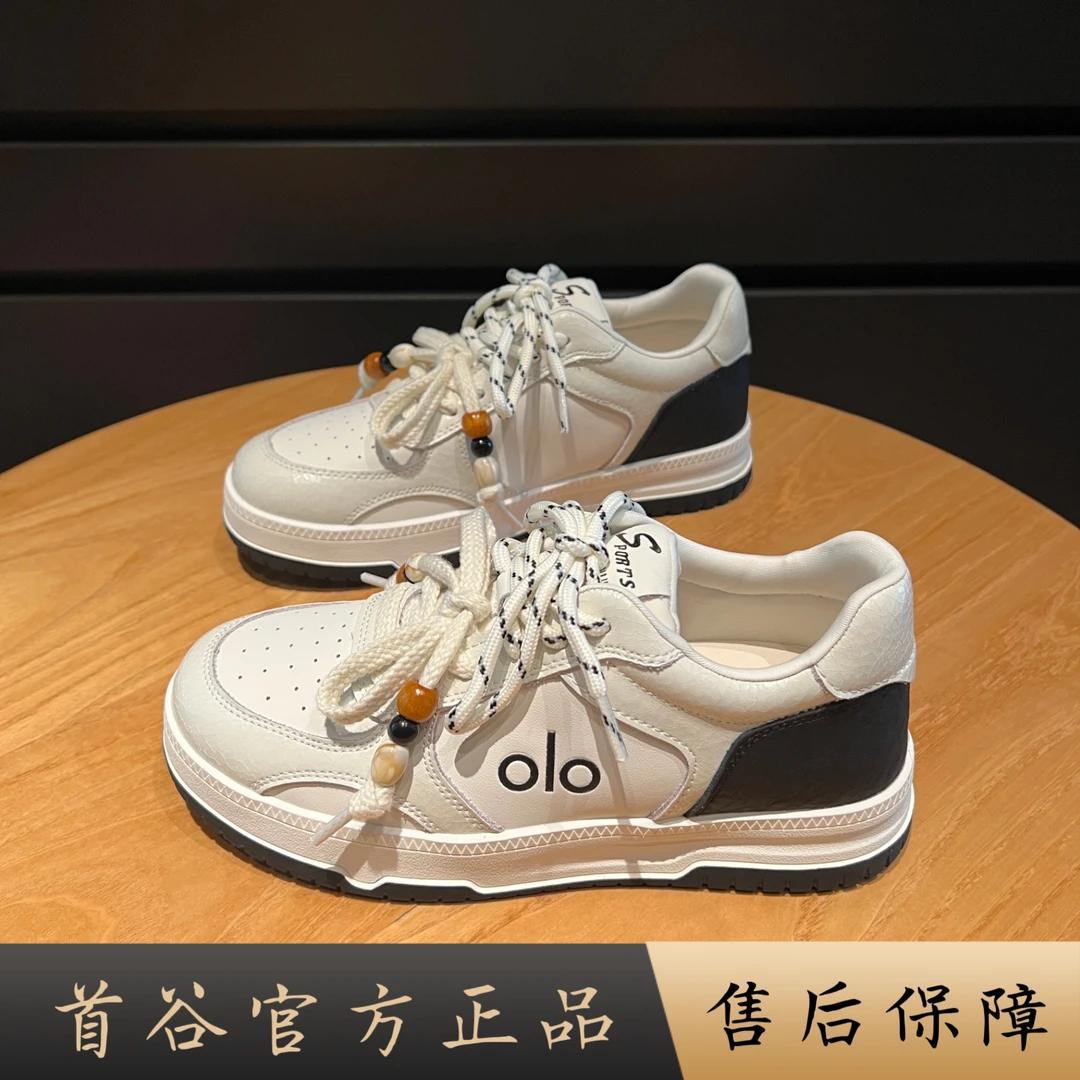 首谷臻选巨好看真皮厚底板鞋女2025新款秋季不累脚的厚底鞋小白鞋