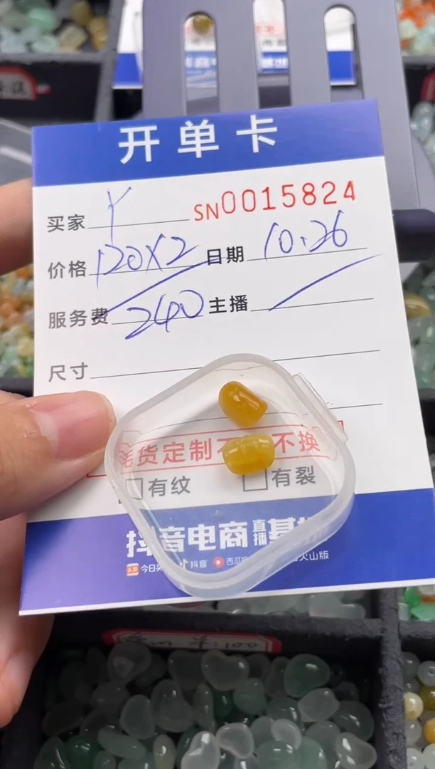 颈饰未镶嵌翡翠Y**m15824