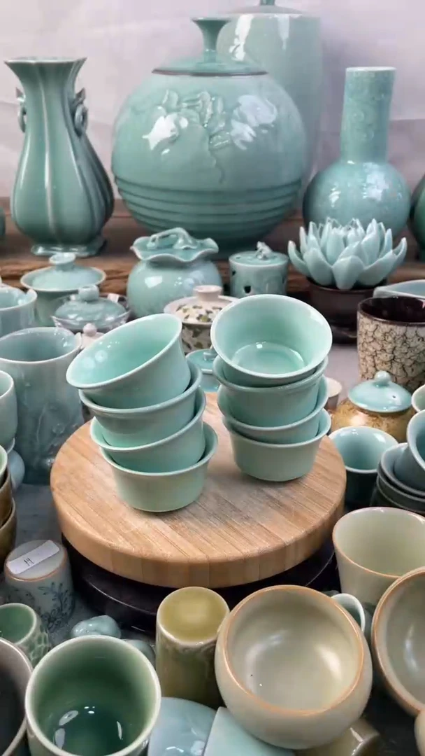 【闪购商品】8个 特价福利 微瑕 慧仙青瓷