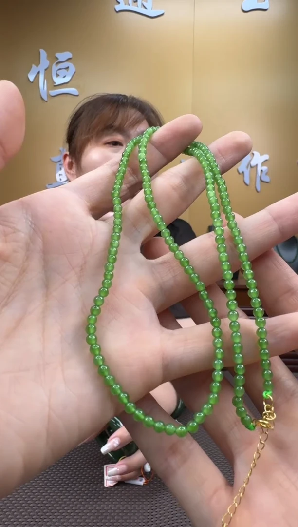 和田玉未镶嵌颈饰项链3+