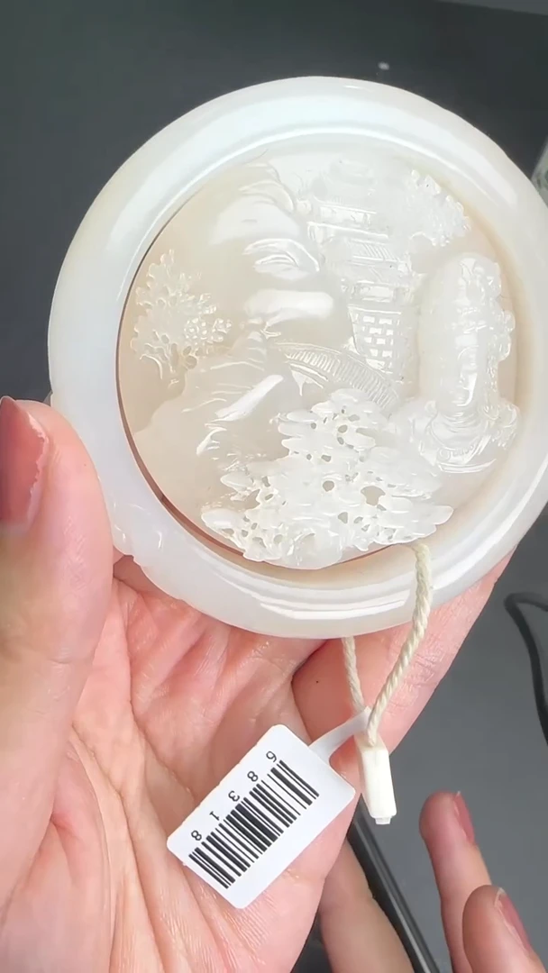 吊坠(不含链)未镶嵌和田玉JJD1216108多样性发一