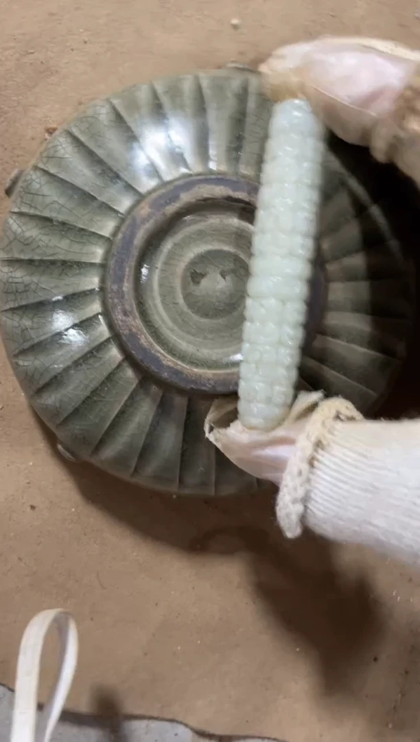 瓷片手工，手绘，陶瓷