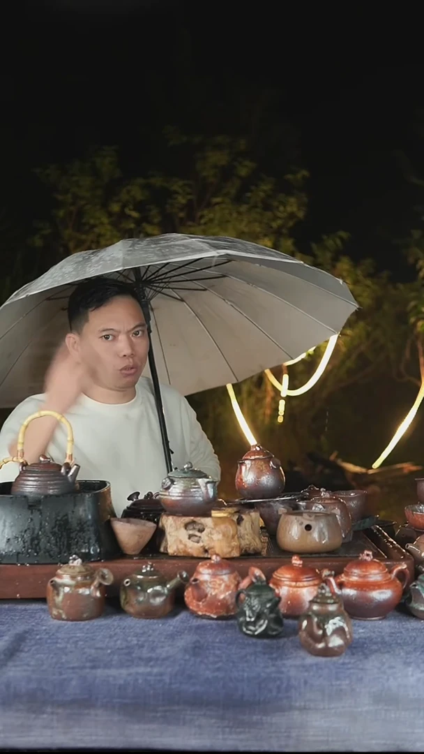 紫砂全手工西施宝瓶蓝