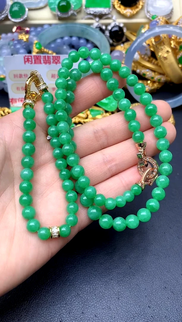 未镶嵌手链翡翠?*阳209分单-4400-总价8800