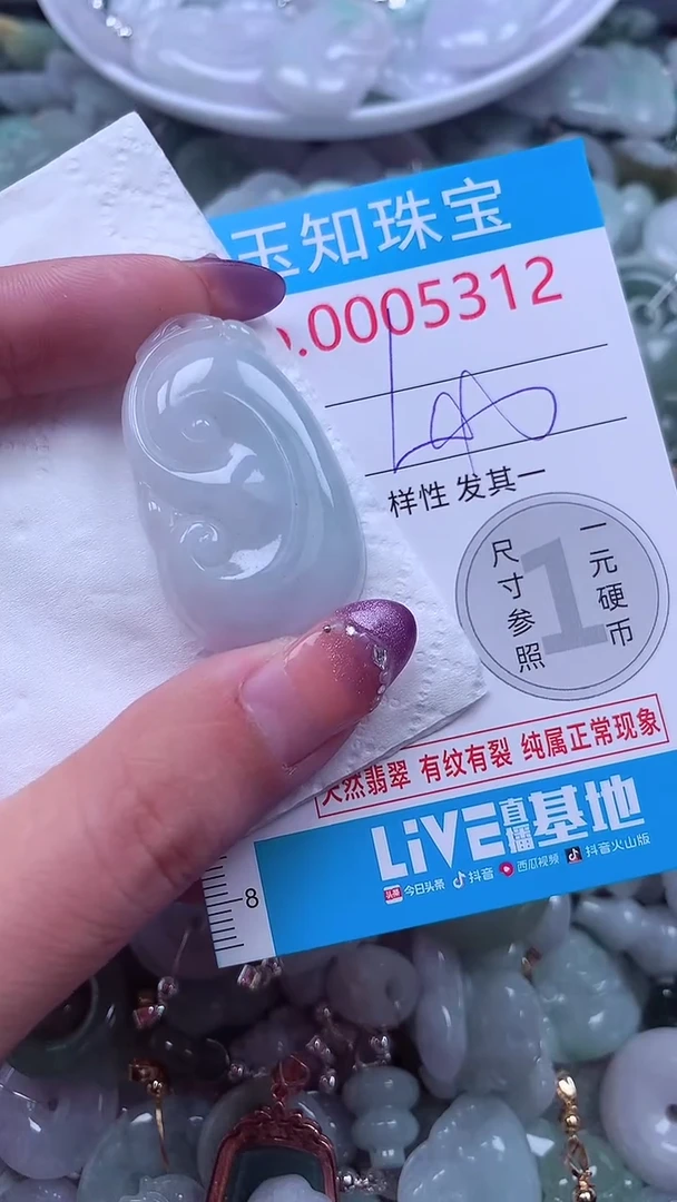 翡翠未镶嵌吊坠(不含链)5312