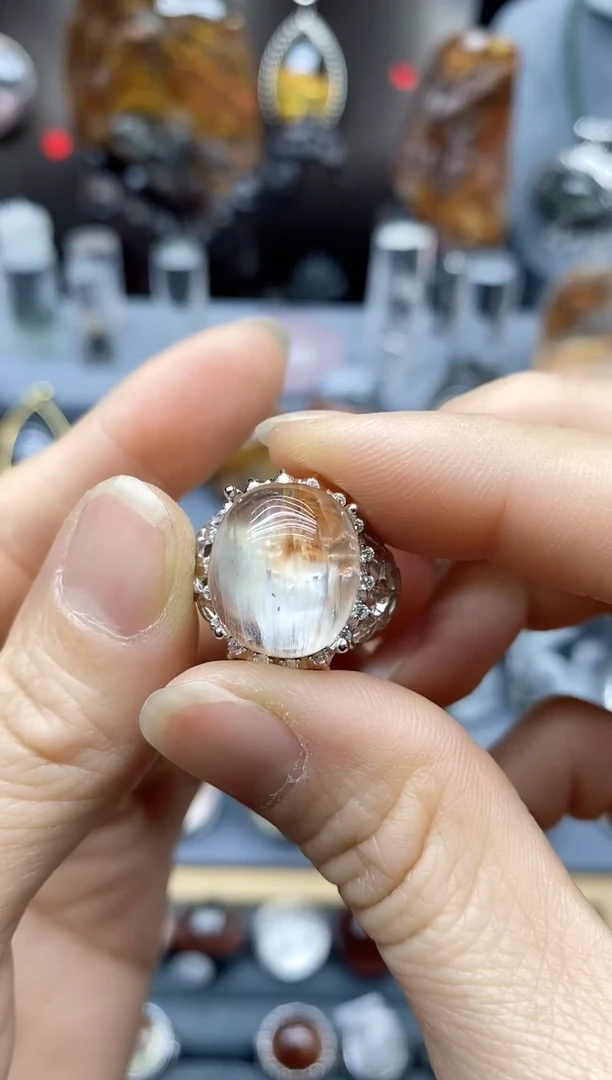 【闪购商品】水晶戒指银S925镶嵌水晶
