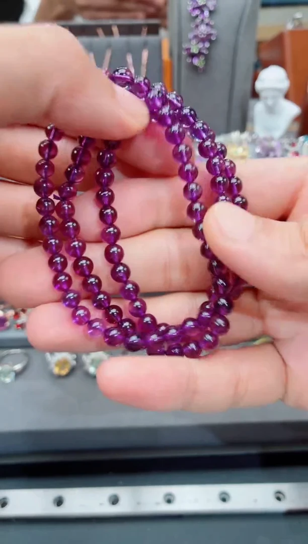 水晶手串未镶嵌水晶手串