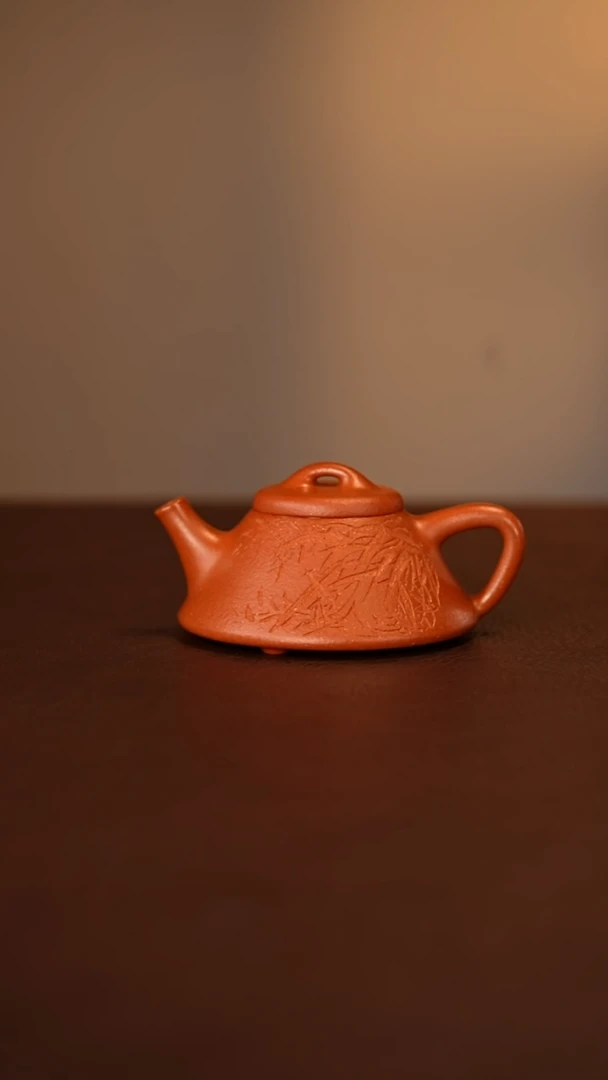 茶壶紫砂小*伟文瓢110cc 全手制