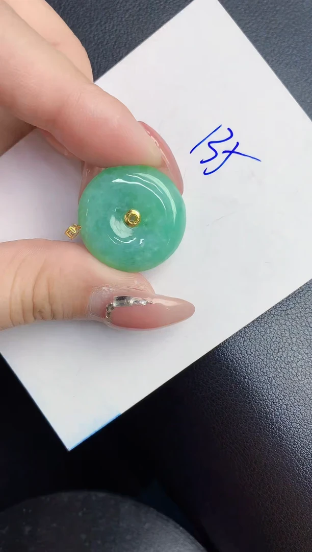 【闪购商品】翡翠颈饰18K金镶嵌000000000