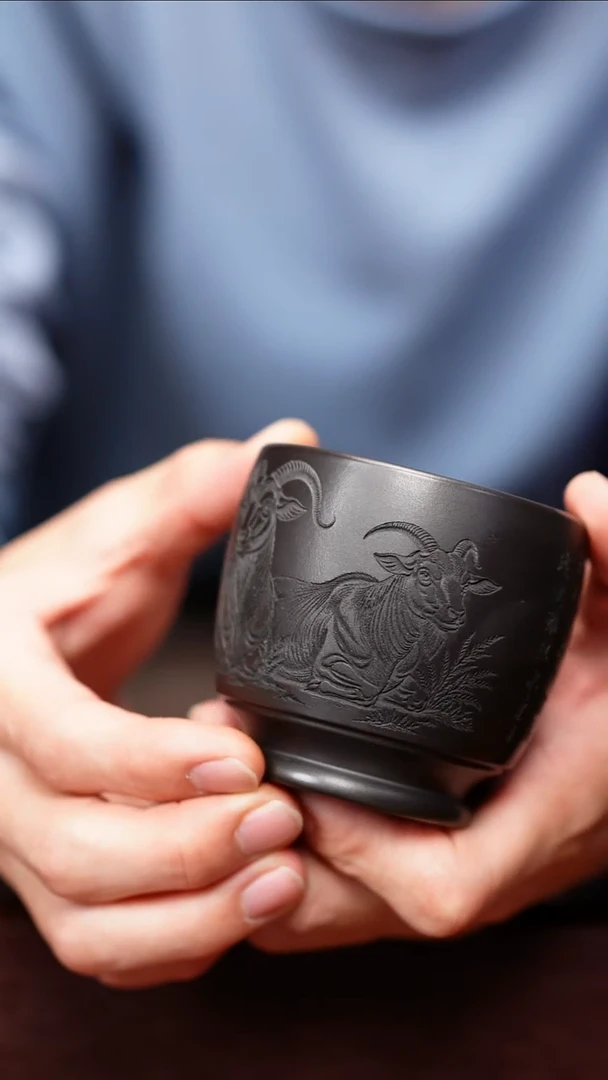 茶杯紫砂宜兴原矿紫砂茶具