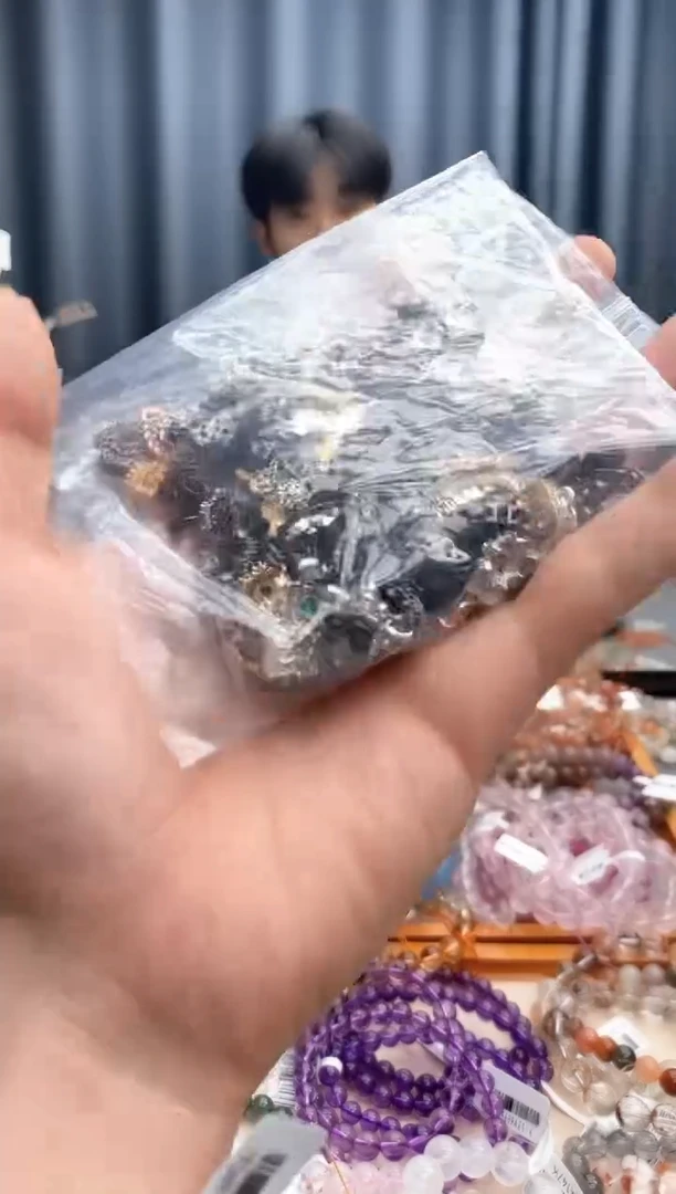 水晶手链未镶嵌团子的配饰