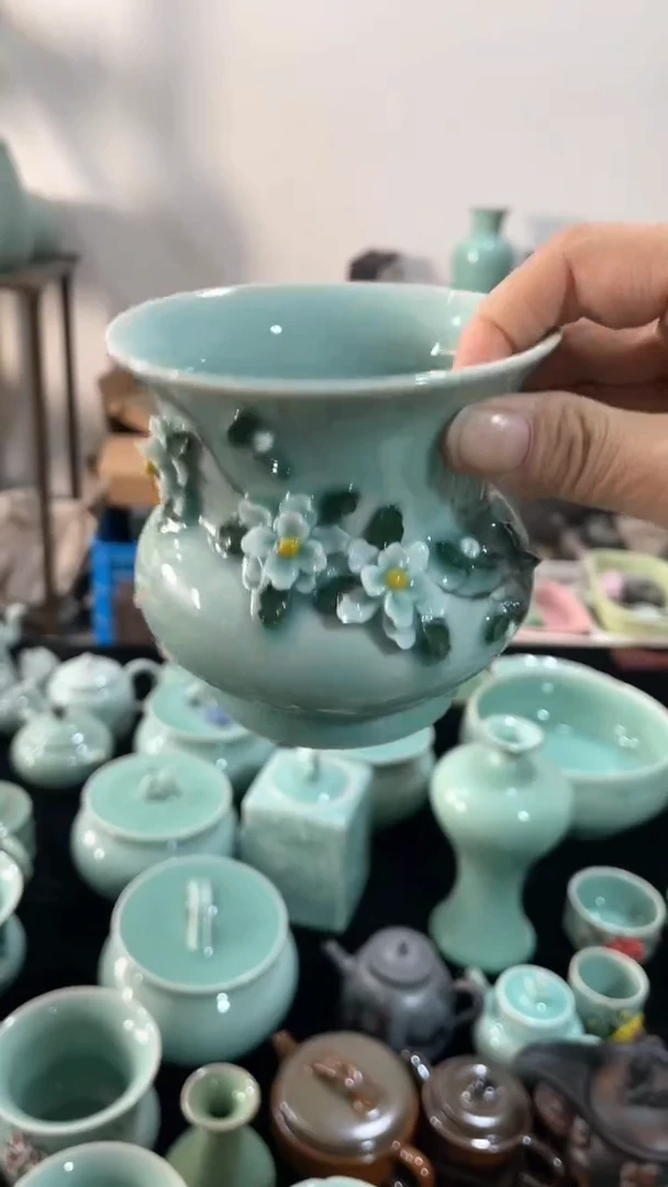 【闪购商品】特价 微瑕 慧仙青瓷