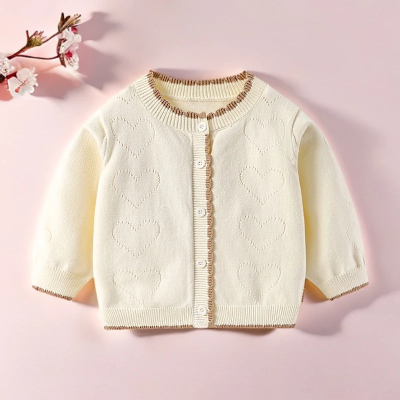 婴儿薄款空调衫外套春夏新男宝宝针织开衫上衣儿童轻薄外穿防晒衣
