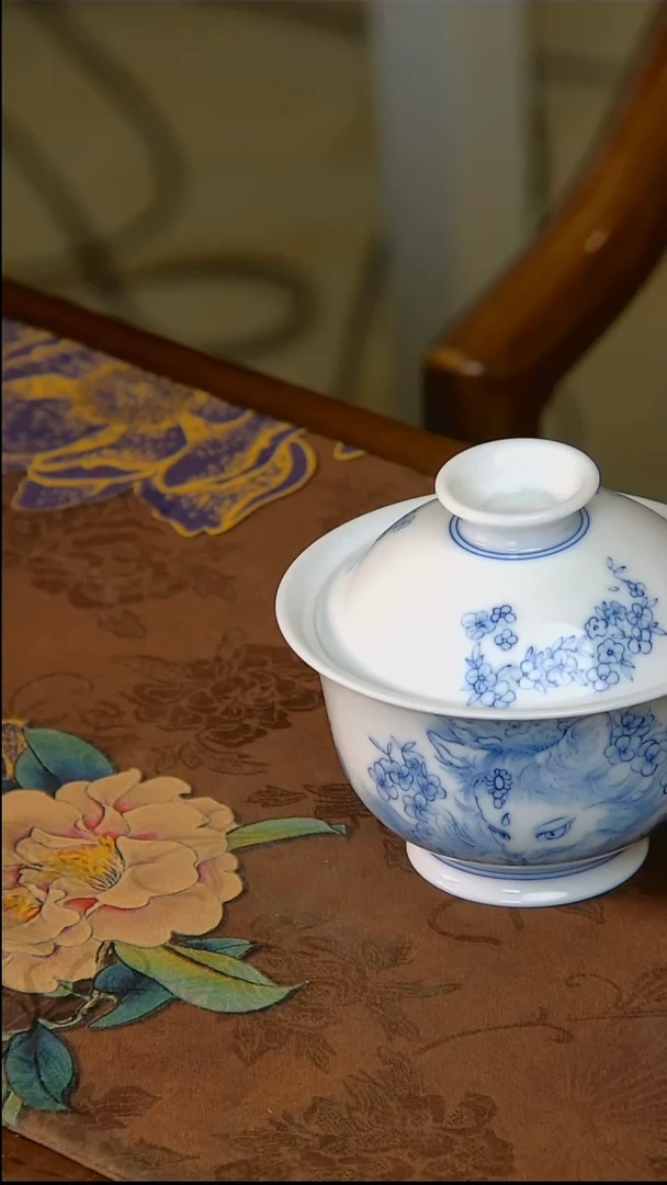 杯手工手绘杯杯很美丽