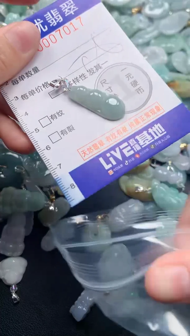 颈饰未镶嵌翡翠7017