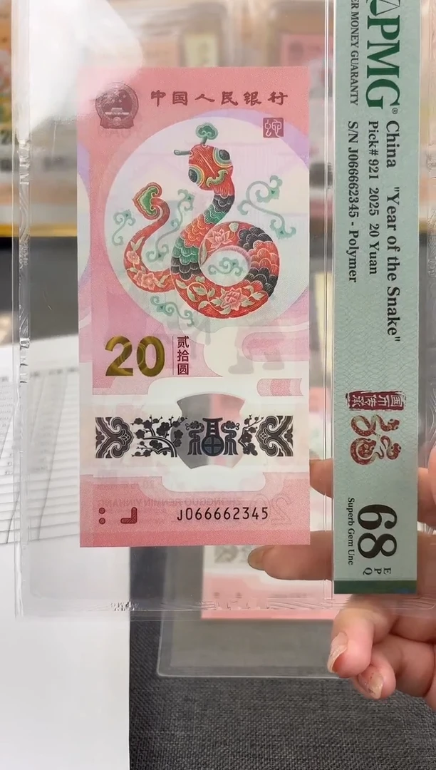 塑料蛇钞pmg066662345顺子号t