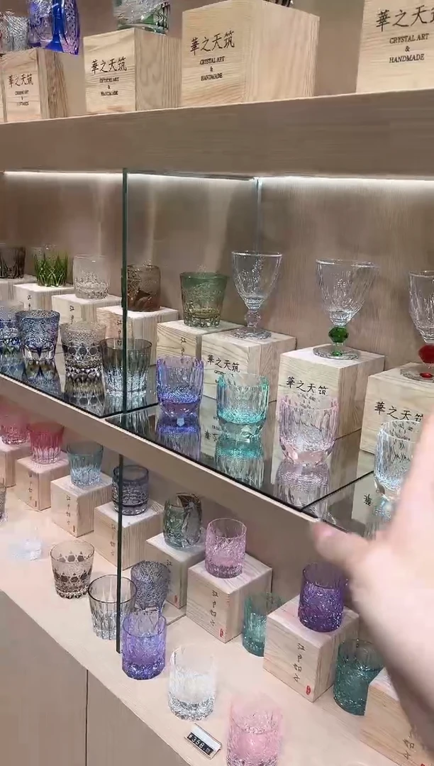 展厅直播水晶杯全部破价！