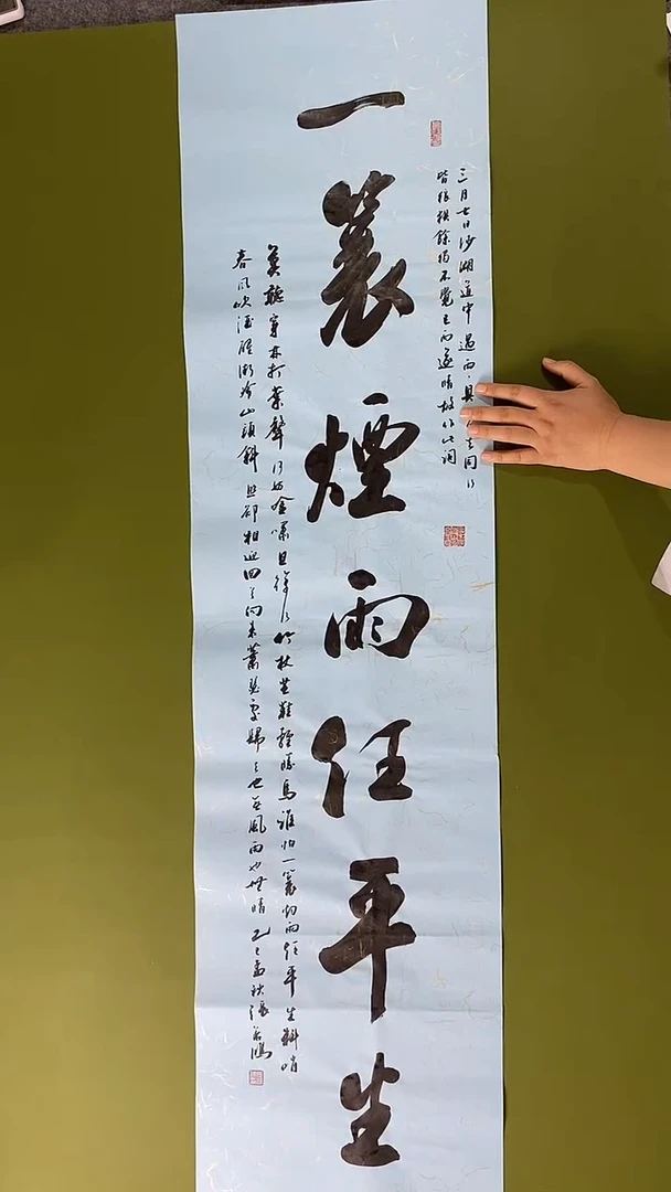 书法书法 张若鸿 尺寸69cm*34cm