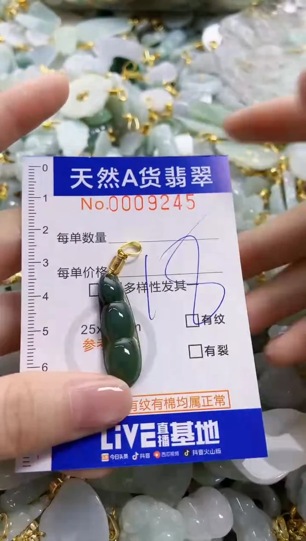 颈饰未镶嵌翡翠天然A货翡翠