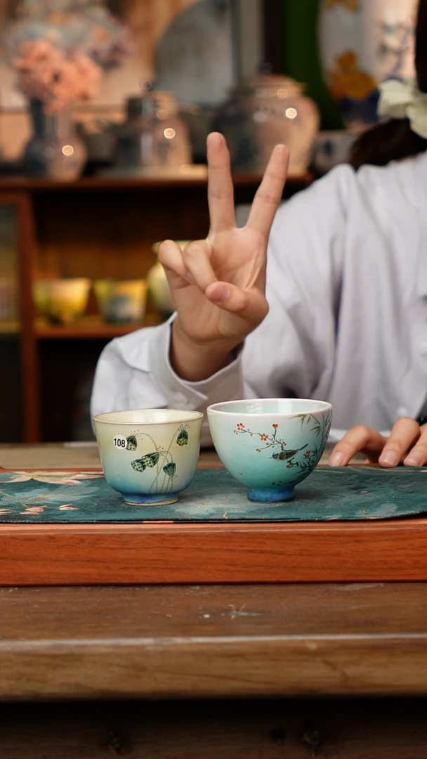 杯子夏日专享福利可乐杯凉水壶咖啡杯茶具（釉下彩）