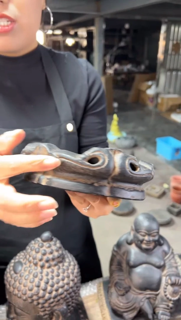 陶土【火山泥】金箍坛底座