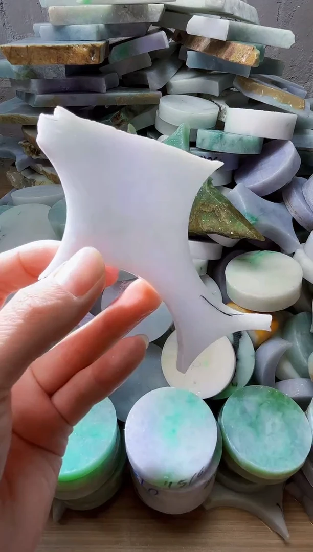 裸石翡翠天然翡翠A货古 南 955