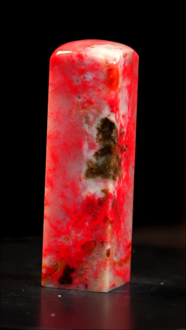 鸡血石精品大红袍鸡血石旬阳