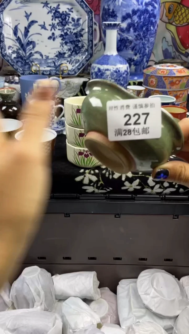 瓷片温***?瓷色工艺品品品品227