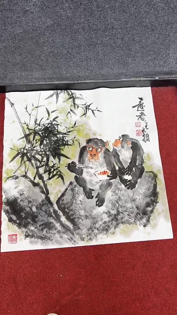 国画周大拙/国画/花鸟
