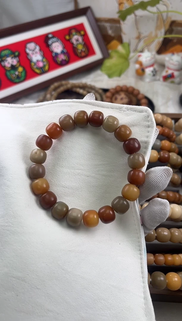 手串菩提根/象牙果欧*va486 卡12+ 油膏瑕疵