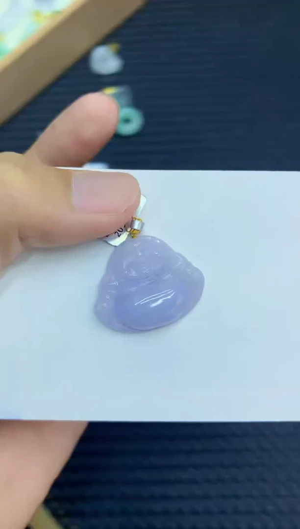 翡翠未镶嵌吊坠(不含链)1
