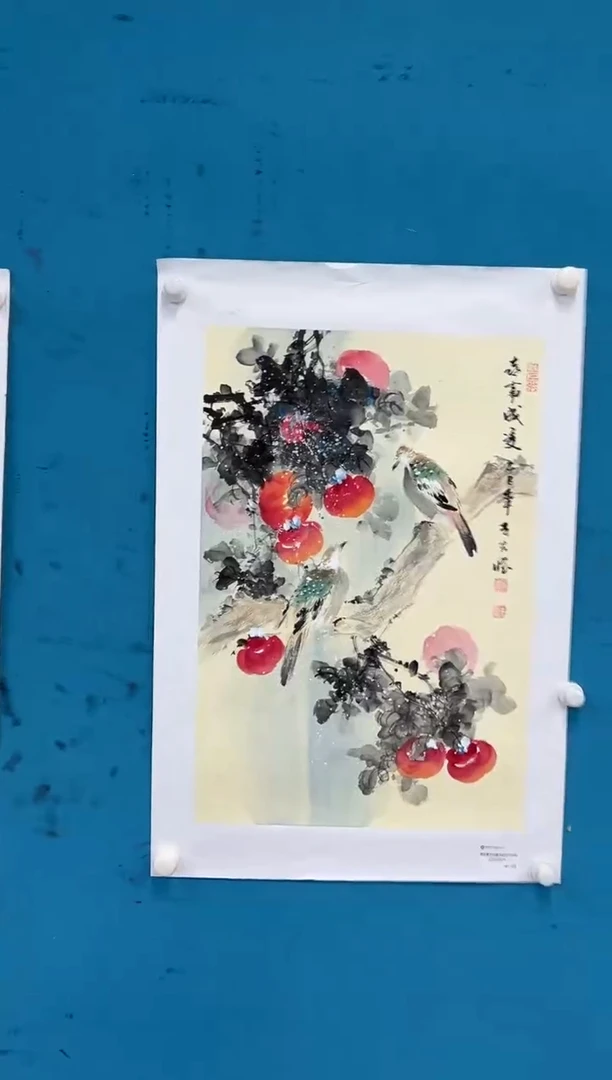国画王夫怀-四尺三开春风原作-023