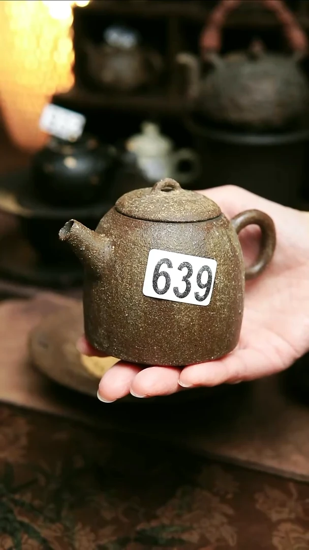 紫砂全手工粉引茶壶170毫升左右