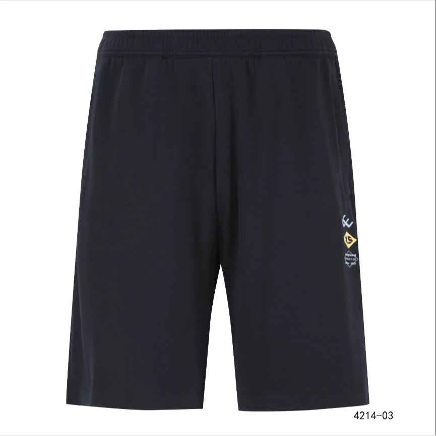 山东魏桥向尚运动男式短裤4214-03  6268黑色