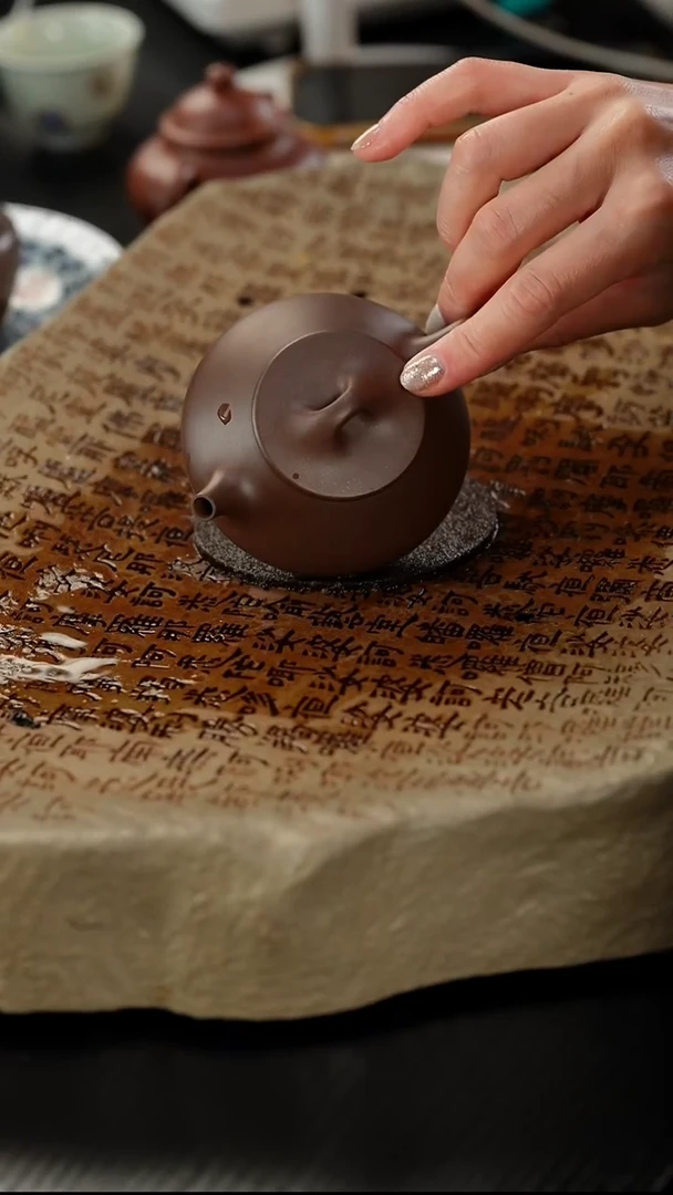茶壶紫砂乌紫泥小景舟石瓢130cc左右