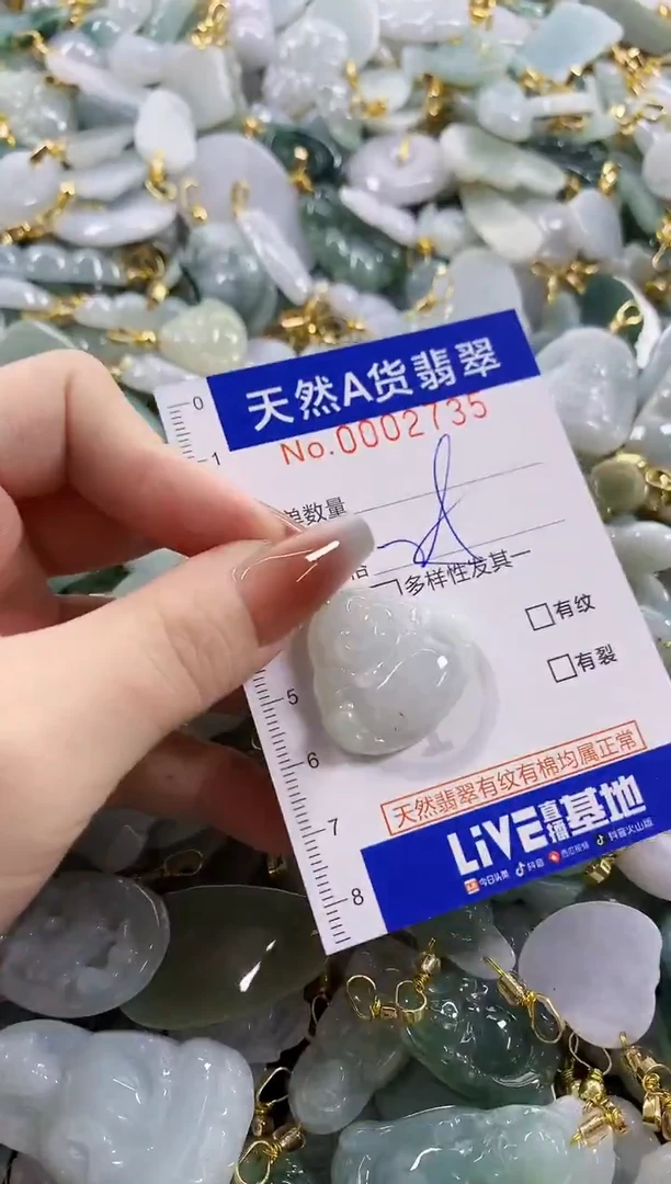 颈饰未镶嵌翡翠天然A货翡翠