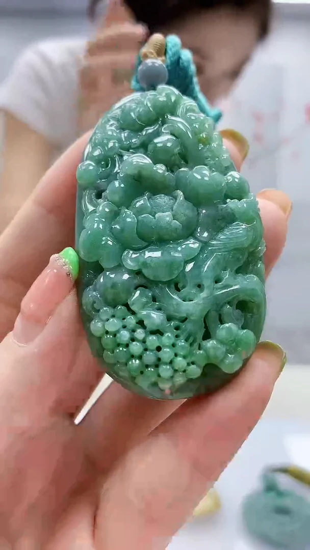 未镶嵌定制翡翠3099ry-毛货挂54